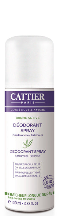 Desodorante Spray Brume Active Mujer Cattier