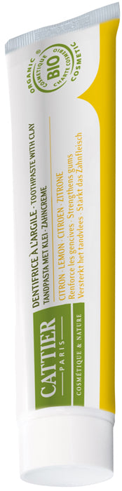 Pasta de Dientes Dentargile Limón Encías Irritadas Cattier
