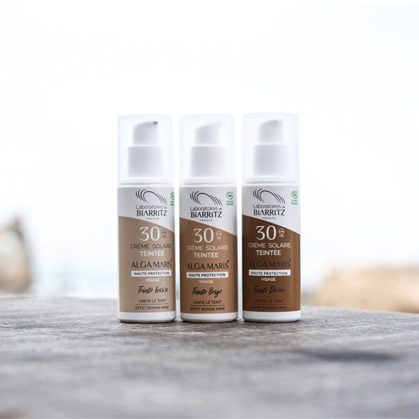 Crema Facial Color Beige SPF 30 Alga Maris de Biarritz