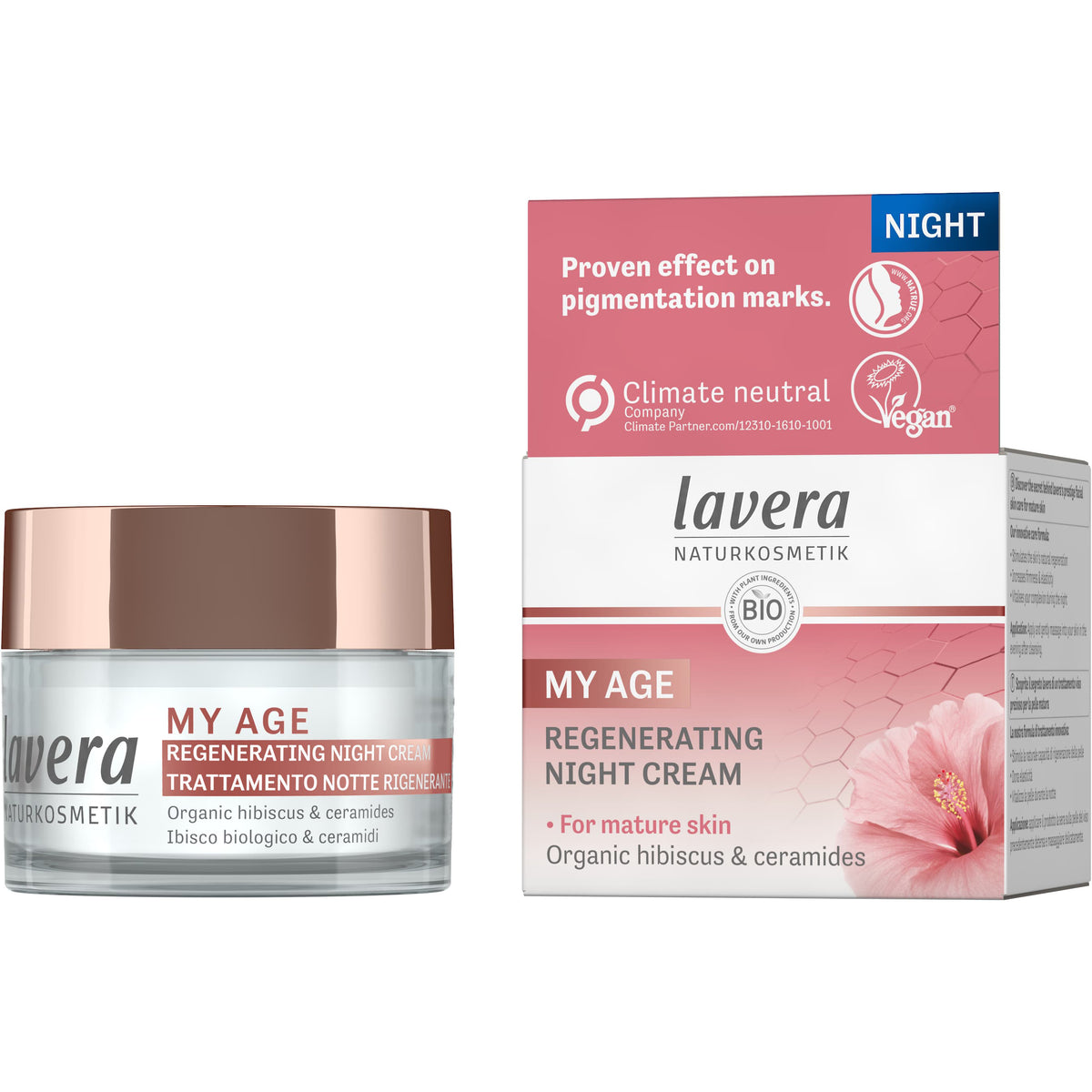 Crema de Noche Regeneradora My Age Lavera