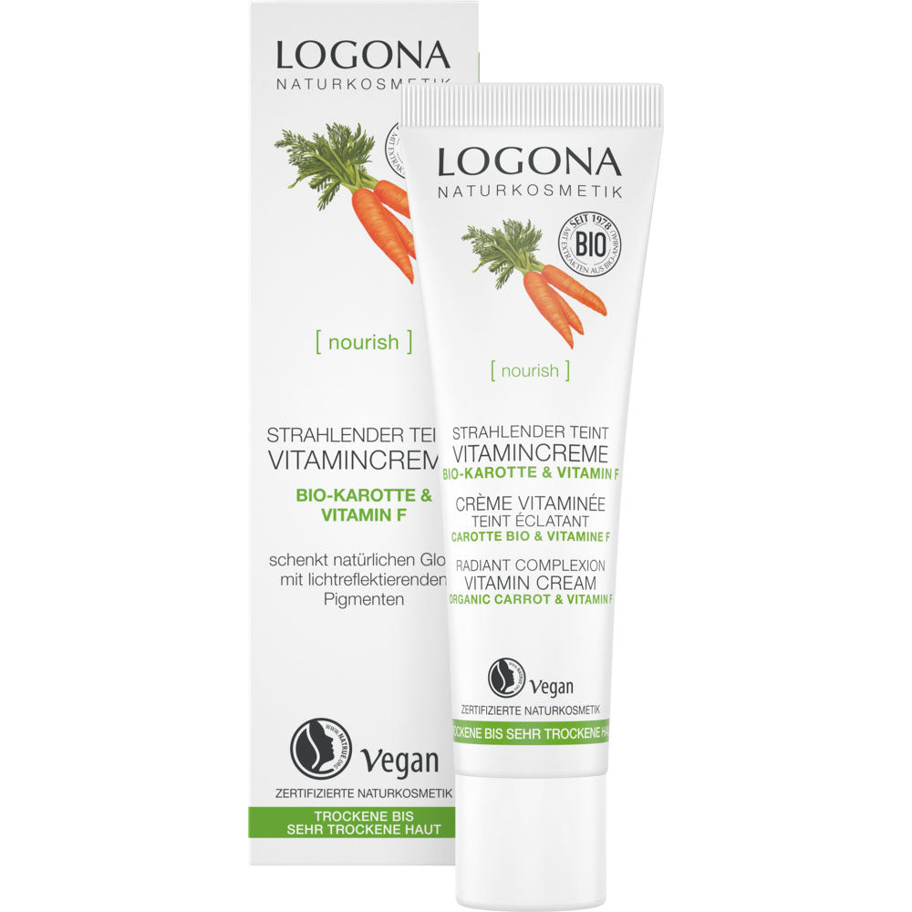 Crema Vitamínica Iluminadora Zanahoria &amp; Vitamina F Logona