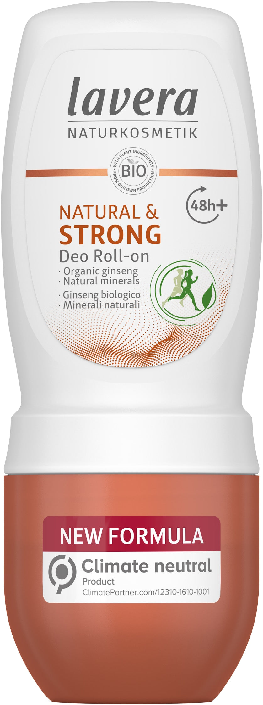 Desodorante Roll-on Natural &amp; Strong 48h+ Lavera