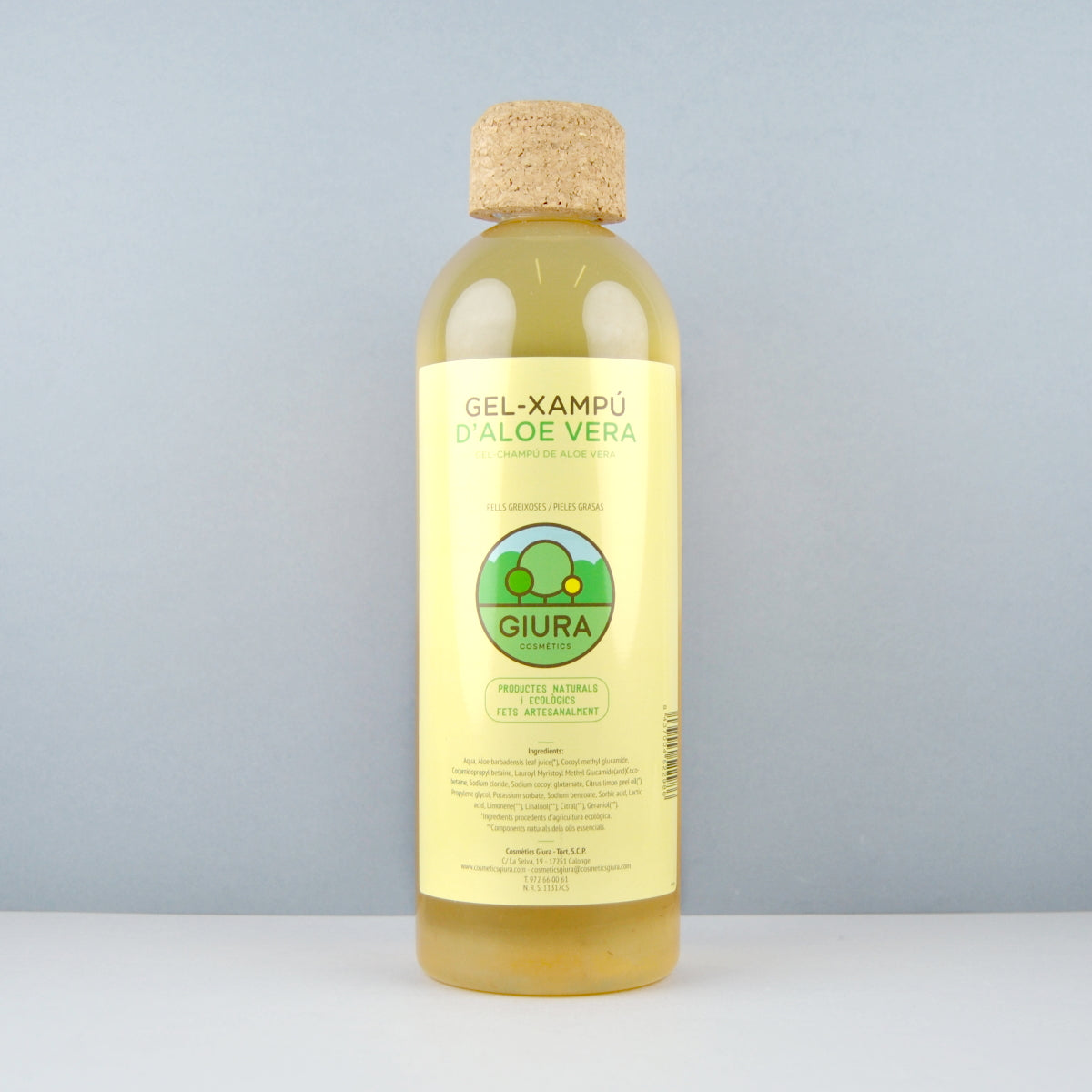 Gel Champú Aloe Vera Pieles Grasas Giura Cosmètics