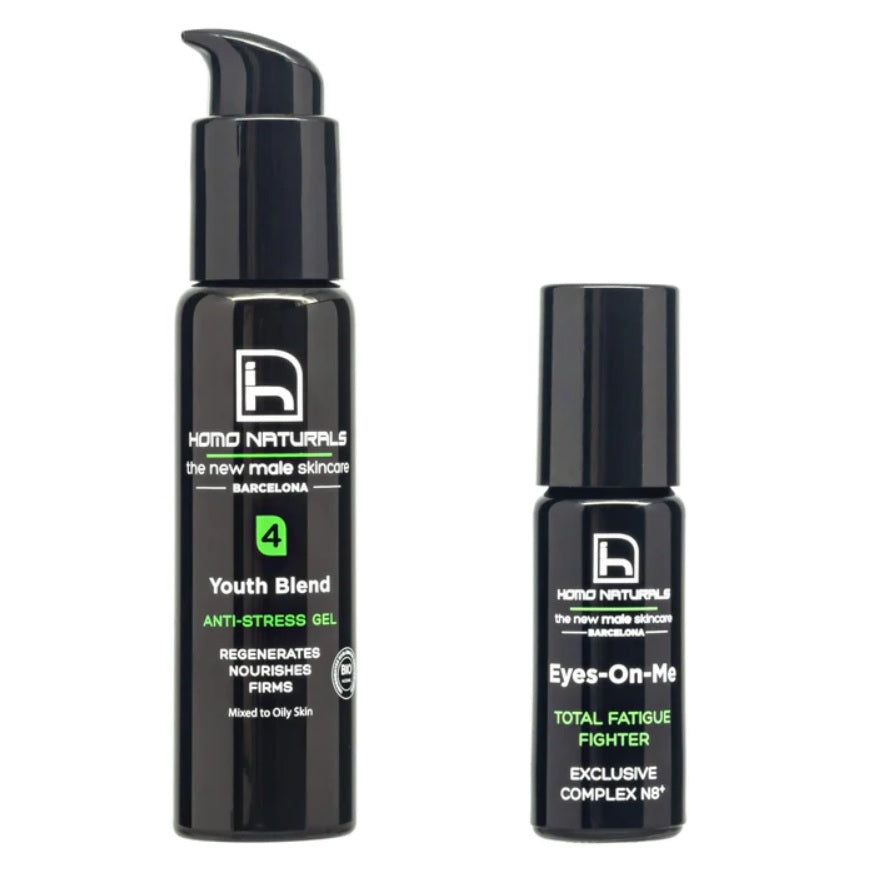 Pack Gel Anti-Stress + Contorno Ojos Homo Naturals