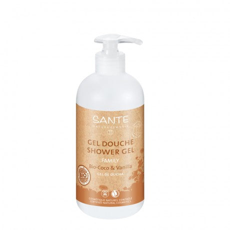 Gel de Ducha bio Coco y Vainilla Sante