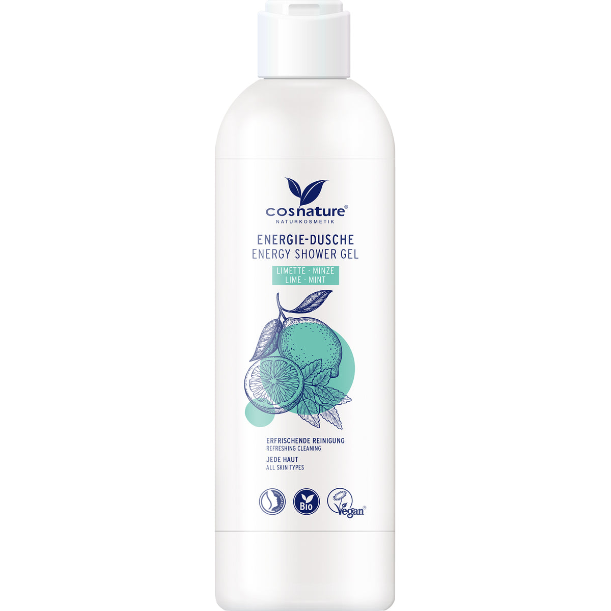 Gel de Ducha Energy Menta y Lima Bio Cosnature