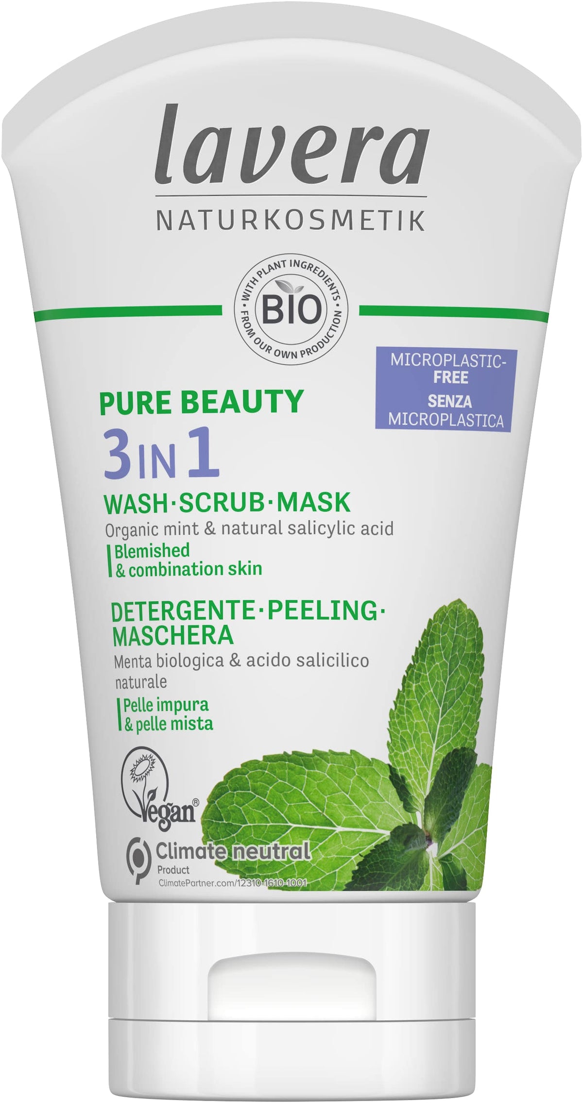 Gel Limpiador Facial 3 en 1 Lavera