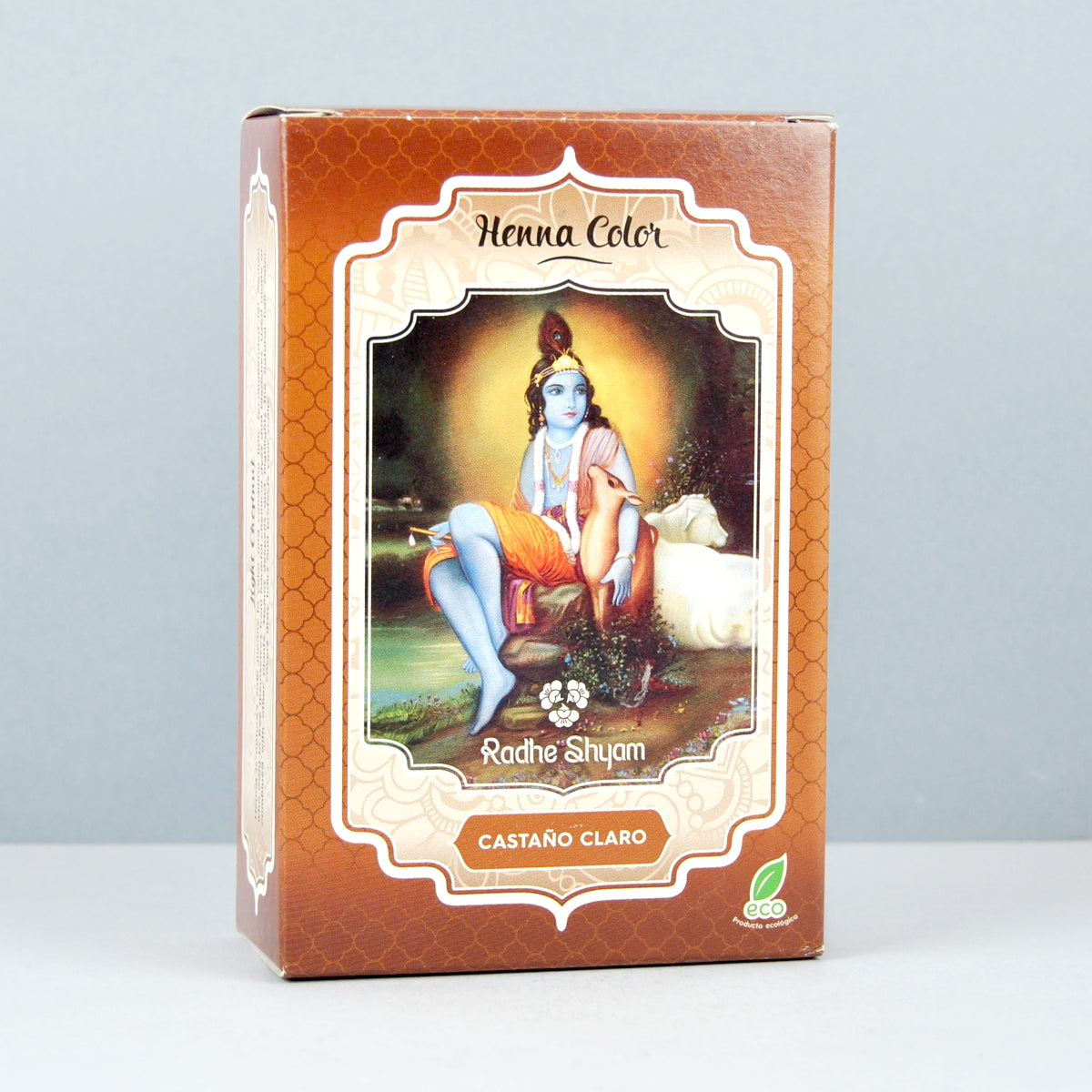 Henna Color Castaño Claro en Polvo Eco Radhe Shyam