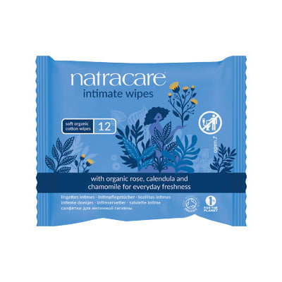 Toallitas Higiene Íntima Algodón Ecológico Natural Natracare