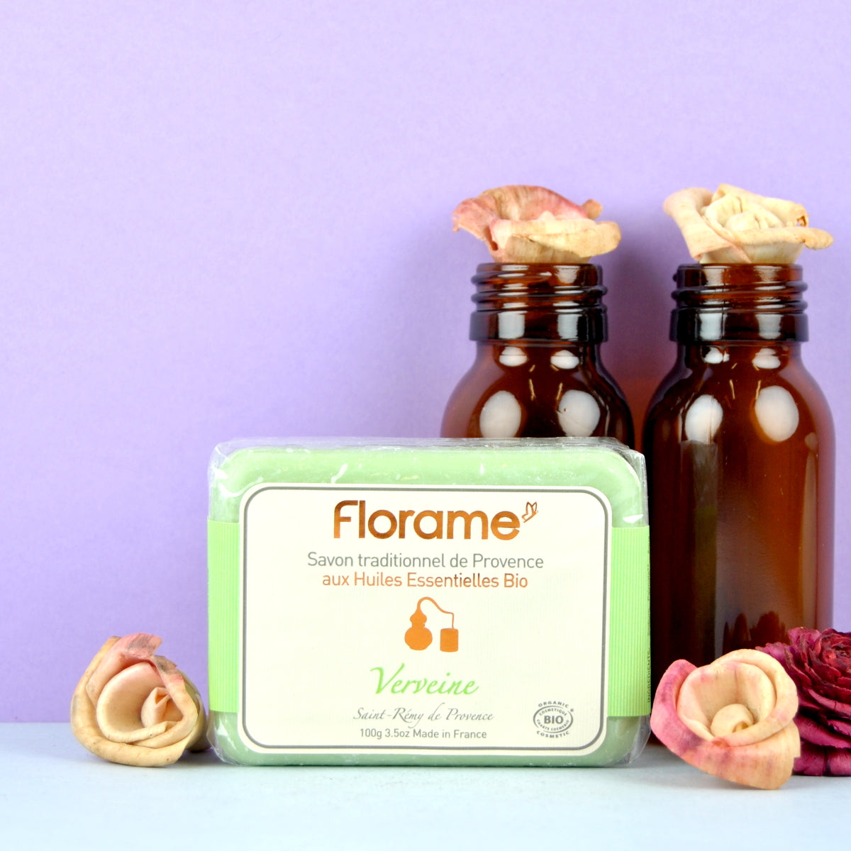 Jabón en Pastilla Verbena Biológico Florame 100 g