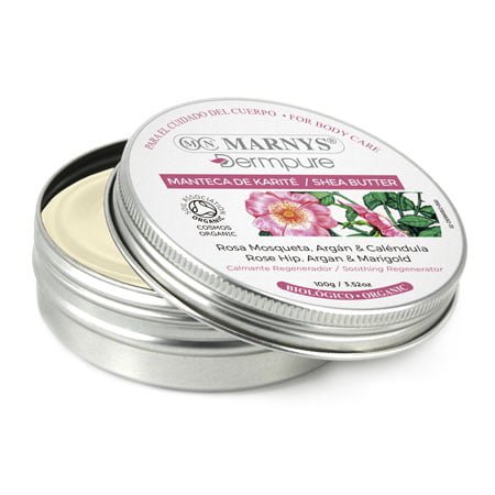 Manteca de Karité Rosa Mosqueta, Argán y Caléndula Biológico Marnys