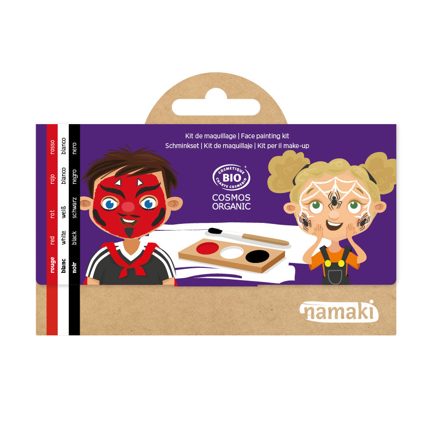 Kit de Maquillaje Infantil 3 Colores Diablo y Araña Namaki