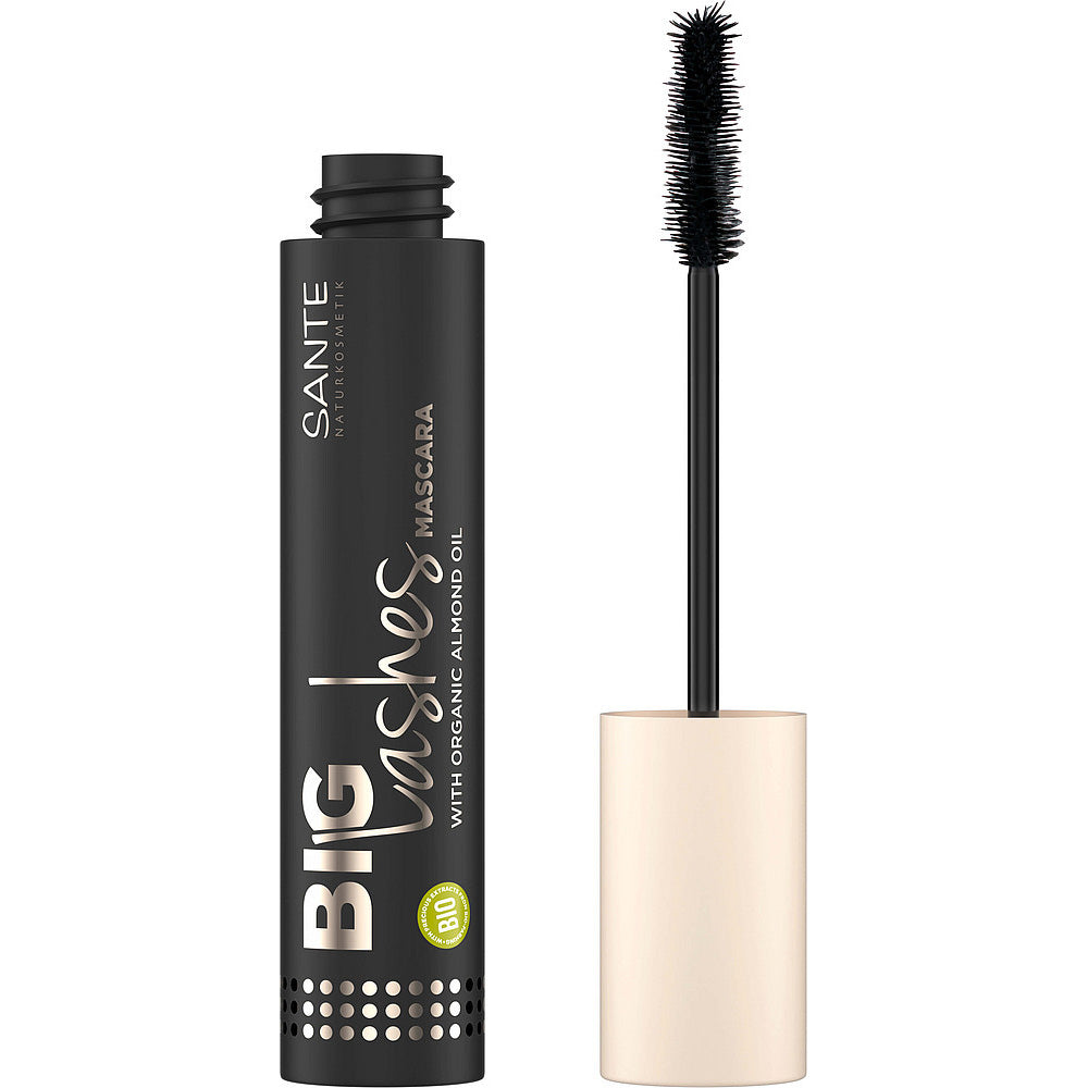 Máscara Pestañas Big Lashes 01 Negro Intenso Sante