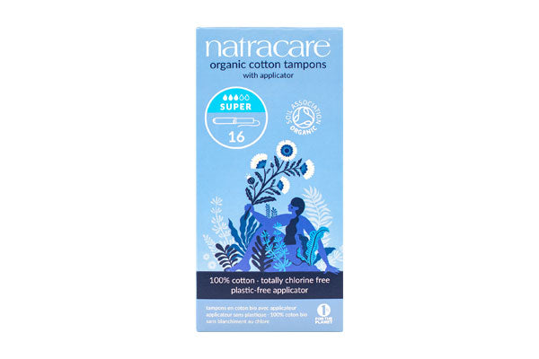 Tampones Ecológicos Súper con Aplicador Natracare