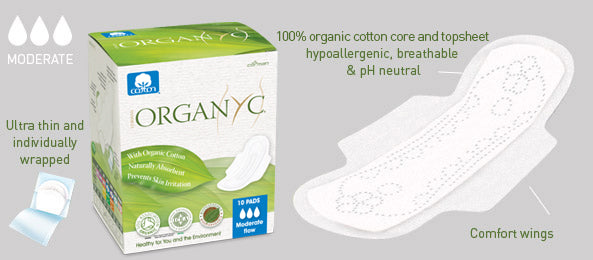 Comprar Organyc - Compresas postparto 12ud 100% algodón orgánico - First  Days