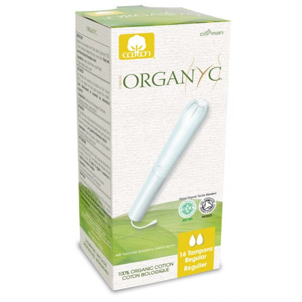 Tampones Regular con Aplicador Organyc