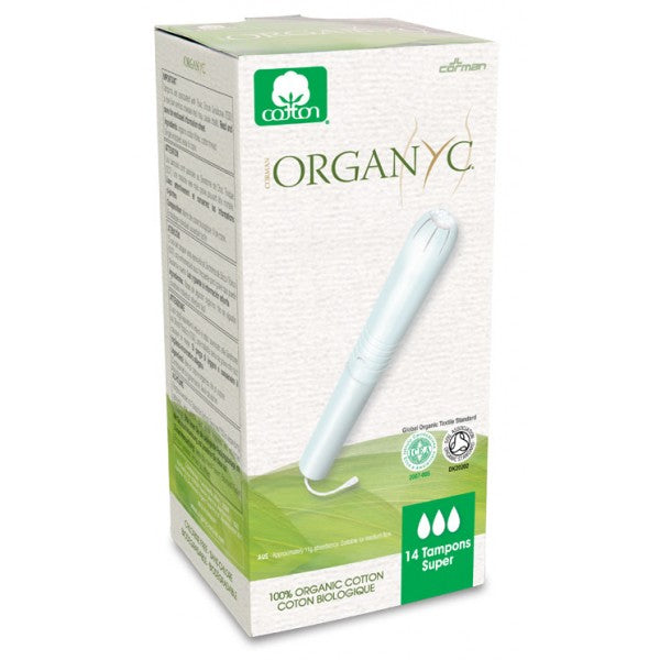 Tampones Súper Ecológicos con Aplicador Organyc