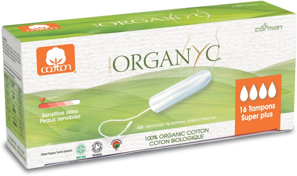 Tampones Súper Plus Organyc