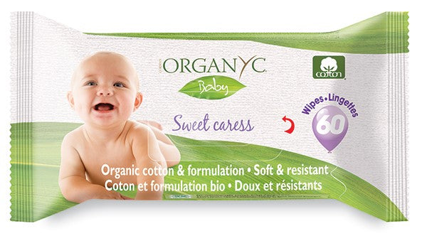 Toallitas Húmedas para Bebé Algodón Orgánico Organyc