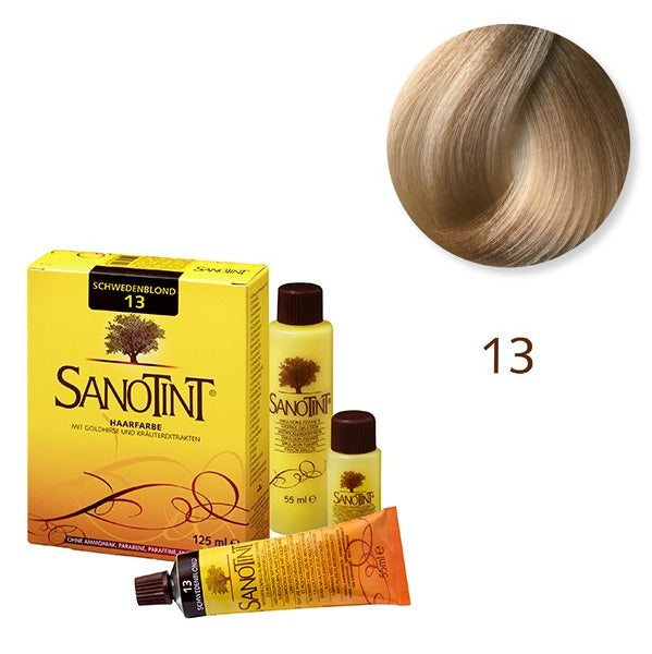 Tinte Vegetal 13 Rubio Sueco Classic Sanotint