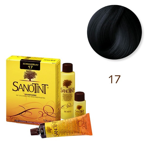 Tinte Vegetal 17 Negro Azulado Classic Sanotint