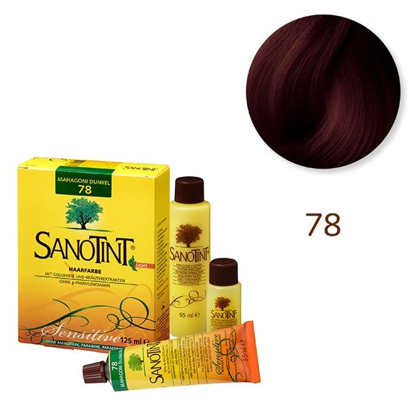 Tinte Vegetal 78 Caoba Sensitive Sanotint