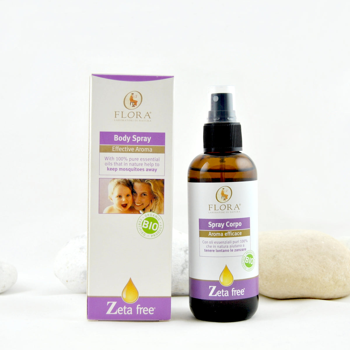 Spray Corporal Antimosquitos Bio Zeta Free Flora