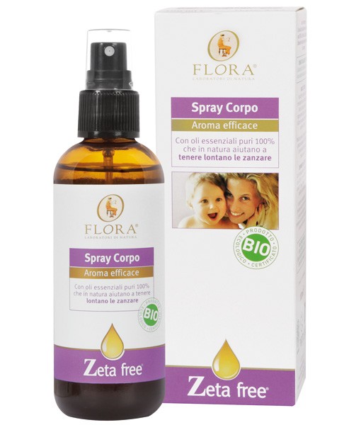 Spray Corporal Antimosquitos Bio Zeta Free Flora