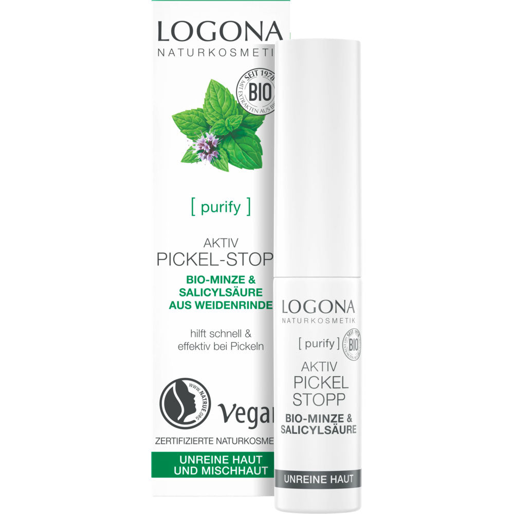 Stick Stop Granos Menta Bio Logona Piel con Impurezas 6 ml