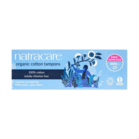 Tampones Ecológicos Súper Plus sin Aplicador Natracare