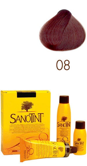 Tinte Vegetal 08 Caoba Classic Sanotint