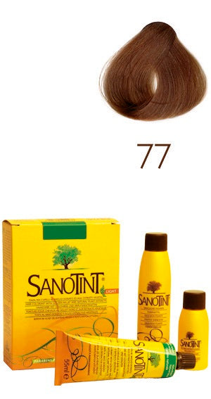 Tinte Vegetal 77 Rubio Oscuro Dorado Sensitive Sanotint