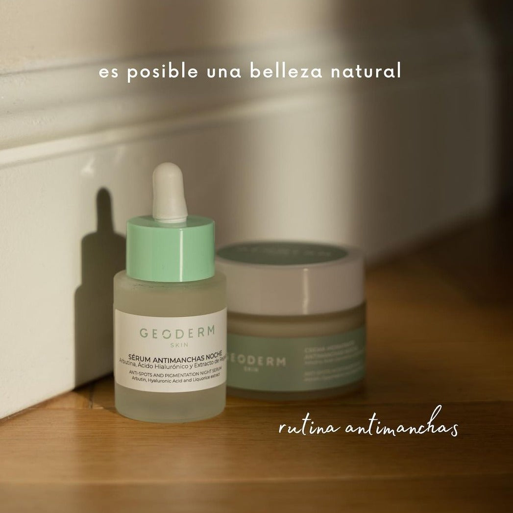 Tratamiento Antimanchas Noche Sérum + Crema Geoderm